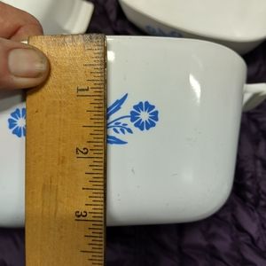 Corningware Cornflower 1960-61 set casserole